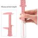Eyebrow Measuring Ruler 150mm Eyebrow Shaping Stencil Ruler Smooth Surface Multipurpose for Beginner for Home (Pink) - Buy Online on GoSupps.com