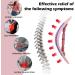 Buy Back Extensor & Massage Device - Multi-Stage Lumbar Support for Office Chairs - Alleviate Muscle Tension | Pink - Buy Online on GoSupps.com