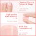 Melliex 120-Piece Wrong Tooth Kit French Natural Matt Toenails Full Cover Tips for Women | 12 Sizes Available - Buy Online on GoSupps.com