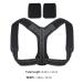 Buy Mobestech Adjustable Upper Brace Posture Corrector | Portable Belt Strap | Adjustable Support Harness | 24x17cm Black - International Shipping Available - Buy Online on GoSupps.com