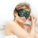 Psychedelic Laminated Sleep Eye Mask & Blindfold for Women Men - Elastic Strap for Sleep, Travel, Nap - Buy Online on GoSupps.com