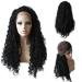 Afro Wig for Women - Black Wavy Synthetic Curly Long Hair | 70s 80s 50s 60s Cosplay & Party Style - Buy Online on GoSupps.com