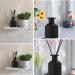 150ml Refillable Glass Diffuser Bottles | Aromatherapy Essential Oils | Matt Black & Dark Blue Decor | Eco-Friendly Handicraft - Buy Online on GoSupps.com