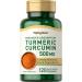 Piping Rock Turmeric Curcumin with Black Pepper Extract 500 mg | 120 Capsules | Standardized Complex | Enhanced Absorption Herbal Supplement | Non-GMO  Gluten Free