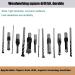 Square Hole Mortising Chisel Set - 7pcs Woodworking Drill Bits 1/4 - 3/4 Steel Hardness Sharp Durable - Buy Online on GoSupps.com