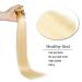 Elailite Real Hair Tresses - 30cm Brazilian Human Hair Bundles Extensions #613 Bleached Blonde 100g - Smooth Quality Hair Extensions - Buy Online on GoSupps.com