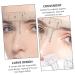 FRCOLOR 30 Pcs Eyebrow Design Ruler Clear Stickers Eyebrow Measuring Tool Eyebrow Beauty Ruler Disposable 1 count (Pack of 1) Whitex3pcs - Buy Online on GoSupps.com