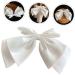 DOITOOL Bow Hairpin White Hair Clip Bow Clip Hair Bow Satin Clips Ponytail Hair Decor Big Bowknot Headband White Bow Hair Barrettes Bow Knot Hairpins Bride Alloy Holder Wedding - Buy Online on GoSupps.com