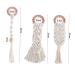 Toyandona 3 Pcs Handmade Dental Care Chew Toys for Kids - Natural Cotton Rope Molar Sticks for Healthy Teeth Hygiene - Buy Online on GoSupps.com