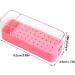 Nail drill case - 40-hole drill bit box with transparent dustproof lid - Presentation box for manicure gel removal and cuticle care - Buy Online on GoSupps.com