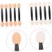 Didiseaon 100pcs Double Ended Eyeshadow Brush Eyeshadow Stick Eye Shadow Applicator Makeup Brush Bulk Tool 6.5x1.3cm Black - Buy Online on GoSupps.com