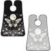 Skull Butterfly Gothic Beard Bib | Halloween Hair Catcher & Non-Stick Grooming Cloth | Best Beard Grooming Apron & Unique Gifts for Men - Buy Online on GoSupps.com