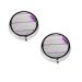 Orchid Printed Mini Round Pill Box Pill Box 3 Compartment Medicine Pill Case Pill Organizer Travel Pillbox Portable Pill Box for Pocket Home Office Use