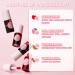 2 Colors Lip Tint Stain Set - Mini Liquid Lipstick Velvet Lip Tint Watery Lip Stain Plump Lip Gloss - Apple & Watermelon Shades - Natural Makeup for Cheek & Lip - Buy Online on GoSupps.com