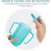 DOITOOL Adult Sippy Cup with Straw | Spill Proof Elderly Care Cup (Blue) - Buy Online on GoSupps.com