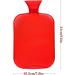 MAIES Classic Hot Water Bottle | Durable Rubber Heat Bag with Soft Fleece Cover for Heat Therapy & Compresses | Reusable & Portable - Buy Online on GoSupps.com