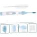 Homsfou 4-Piece Toothbrush Gift Set | Ortho Clean Toothbrush Mini Clamp & Dental Floss - Blue - Buy Online on GoSupps.com