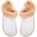 Holibanna Fuzzy Shoe Insoles Insoles for C rocs Clogs Replacement Winter Fur Insert Shoe Liners Sole Warm Removable Furry Liners House Slippers Fleece for Outdoor Indoor 39-40 EU Size