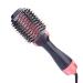 Hair Dryer Brush 4-in-1 Styling Tool with ALCI Safety Plug Black Ceramic and Nylon