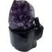 Natural Amethyst Quartz Cluster 2.64 LBS Crystal Stone Geode Druzy Specimen Purple IrregularCrystals Stones for Reiki Home Decoration - Buy Online on GoSupps.com