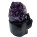 Natural Amethyst Quartz Cluster 2.64 LBS Crystal Stone Geode Druzy Specimen Purple IrregularCrystals Stones for Reiki Home Decoration