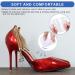 Gel Insole for High Heels - 2 PCS Self-Stick Ball of Foot Pad for Women | Shock Absorption & Pain Relief | Anti-Slip Forefoot Cushions - Buy Online on GoSupps.com
