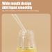 FEXPDL 2Pcs Hair Oil Applicator Bottle with a Gray Rag Portable Liquid Oil Dispenser Scalp Applicator Comb Hair Scalp Applicator Root Comb Applicator Bottle For Hair With Roller Ball(White Gray) - Buy Online on GoSupps.com