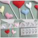 Alipis 2pcs Heart Shaped Silicone Mold Heart Lollipop Candy Molds Silicone Chocolate Molds Hard Candy Sucker Mold Heart Lollipop Molds Decor Clay Kitchen Supplies Silica Gel White Jelly - Buy Online on GoSupps.com