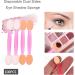 BEANPRECOY 100 Pcs Eyeshadow Brushes Double-Ended Sponge Eyeshadow Applicators Disposable Eyeshadow Brush Eye Makeup Applicators (Pink) - Buy Online on GoSupps.com