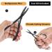 Hair Extension Tools Kit: 2 Hole Micro Beads, Microlink Crimping Plier, Sectioning Clips, Parting Tool, Scissor, Needles Pulling Loop - Black - Buy Online on GoSupps.com