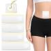 50Pcs Castor Oil Belly Button Patch Self Adhesive Belly Button Patch Breathable Cotton Essential Oil Wraps for Exercise Reading Travel Work