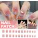 Artificial Nails Mid-length Fake Nails Gradient Wear Fake Nail On Finished Nails Coffin Nails Stickers Press - Buy Online on GoSupps.com