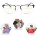 Shop Miryea Photochrome Progressive Multifocus Reading Glasses - Blue Light Blocking Black 2.5x - International Shipping Available! - Buy Online on GoSupps.com