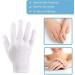 3 Pairs Moisturizing Gloves 100% Cotton Over Night Bedtime White Cosmetic Inspection Premium Quality Eczema for Dry Sensitive Irritated Skin Spa Therapy Secure - Buy Online on GoSupps.com