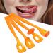 4-Part Lip-Tongue Muscle Trainer for Oral Flexibility & Rehabilitation - Large Orange - Buy Online on GoSupps.com