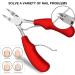 Professional Stainless Steel Toenail Clippers for Thick Nails - 4PCS Kit for Man & Seniors - Buy Online on GoSupps.com