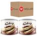 Galaxy 2 x 1kg Instant Hot Chocolate With Welari Thank You Card Cocoa Powder Drink Classic Breakfast Beverage (2kg) (2pack) - Buy Online on GoSupps.com