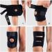 Hually Kniebandage - Adjustable Knee Protectors with Velcro & Patellar Opening for Sports & Daily Use - Unisex Knee Support in Black - Buy Online on GoSupps.com
