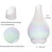 Glass Aroma Diffuser with Color Night Light - Essential Oil Cool Mist Humidifier for Home & Office (Pearl White) - Buy Online on GoSupps.com