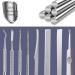 Ingrown Toenail Removal Kit - 10PCS Surgical Steel Nail Tools Set for Professional Pedicure Care - Includes File and Lifters - Manicure Solution - Buy Online on GoSupps.com