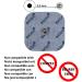 12 Set Electrodes 10x5 cm for TENS & EMS Devices | Reusable Adhesive Pads | Compatible with Sanitas SEM 40.41 & Beurer EM 40.41 | Cert. Medical Device Axion - Buy Online on GoSupps.com