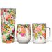 Corkcicle Rifle Paper Co. Tumbler - 16 oz Garden Party Cream | Triple Insulated Stainless Steel Travel Mug | BPA Free - Buy Online on GoSupps.com