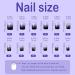 Yivaiks Star Black Press on Nails Short Goth Fake Nails | Gradient Star Moon Finger False Nail Art (24pcs) - Glue on Nails for Women and Girls - Buy Online on GoSupps.com