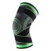 Knee Braces for Pain Relief | Compression Fit Support Sleeves for Joint Pain & Arthritis - Wear Anywhere - L Green with Straps - Buy Online on GoSupps.com