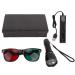 4 Dot Red Ophthalmic Portable Metal Worth 4 Dot Test Light Green Glasses Cushions Ophthalmic Optical Devices Instruments with Red Green Glasses for Ophthalmologists Orthoptists