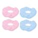 Lurrose 4 pieces of microfiber towel hair tie ponytail holder for hair light hair tie ropes wet and dry hair style 2