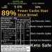 Ketolab Keto Bread Pre-Mix 300 Gms 1 Pack 1.3g Net Carb & 5g High Protein/Slice Identical to Regular Bread Ultra Low Carb Pre-Biotic High Fibre Low Glycemic Index(GI) Keto Diet & Weight Loss 300 g (Pack of 1) 1 - Buy Online on GoSupps.com