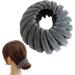 Bird magic hair clip - Nest Velvet Magic Hair Clip - Three Rows of Teeth Styling Supplies for Making Ponytail Bun and Hairpin for Long Short Curly Straight Hair Gray - Buy Online on GoSupps.com