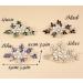 BERYUAN Silver Flowers Pearls Crystal Rhinestone Hair Comb Blue Teardrop Crystal Rhinestone Pearls Wedding Headband Silver Wedding Hair Accessories for Wedding Women Girls (blue) - Buy Online on GoSupps.com