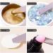 Stainless Steel Makeup Mixing Palette with Spatula Rod - Cosmetic & Nail Art Tool - Buy Online on GoSupps.com